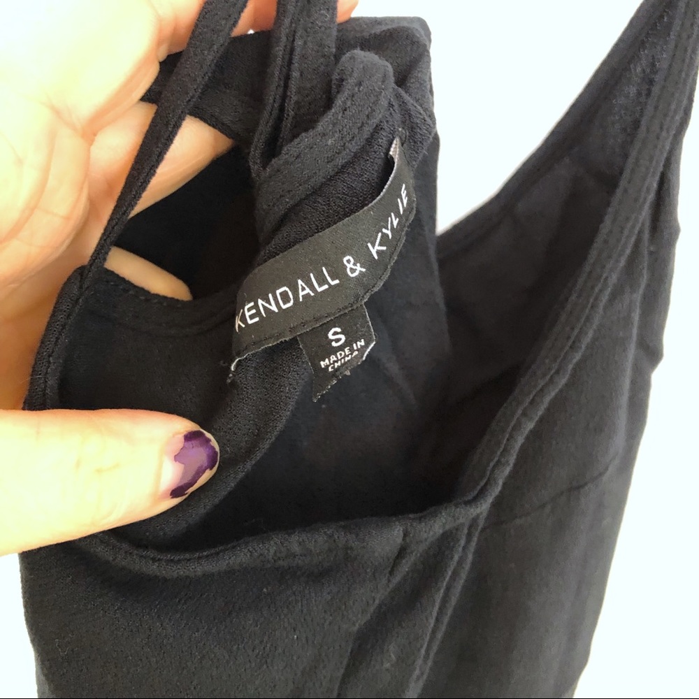 Sold Kendall and Kylie crop top Black size small - Picture 5 of 6